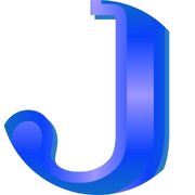 Blue Letter J
